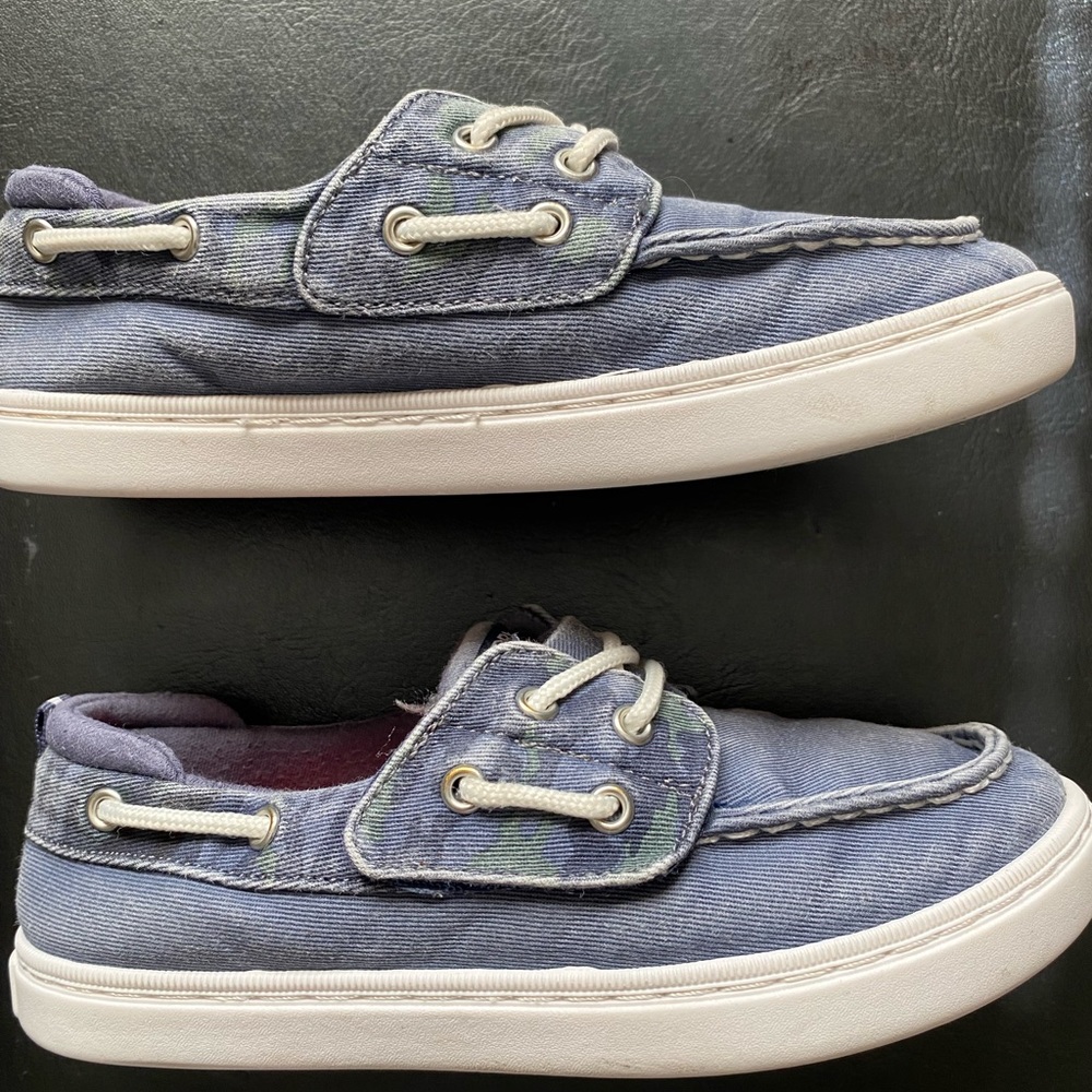 Pre-owned Sperry unisex-child Sea Ketch Jr Washable Blue Loafer size 12 - Picture 5 of 8